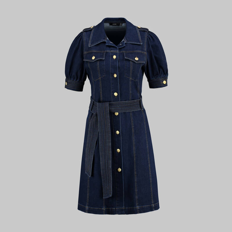 JOSTEIN LACİVERT ELBİSE