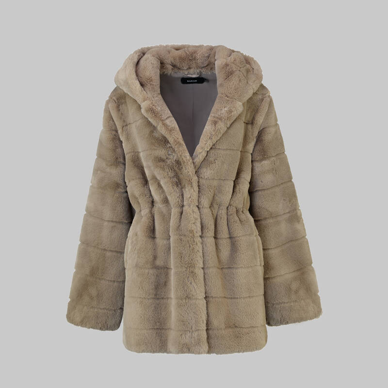 VANESSA KAHVERENGİ KÜRKLÜ MONT