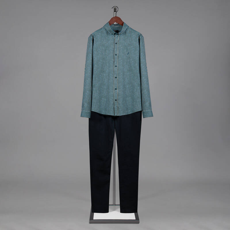 GOIAS ÇİZGİLİ PARLEMENT GÖMLEK