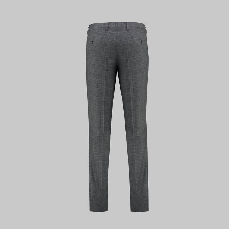 AMARA RESTA KARELİ KOYU GRİ TAKIM