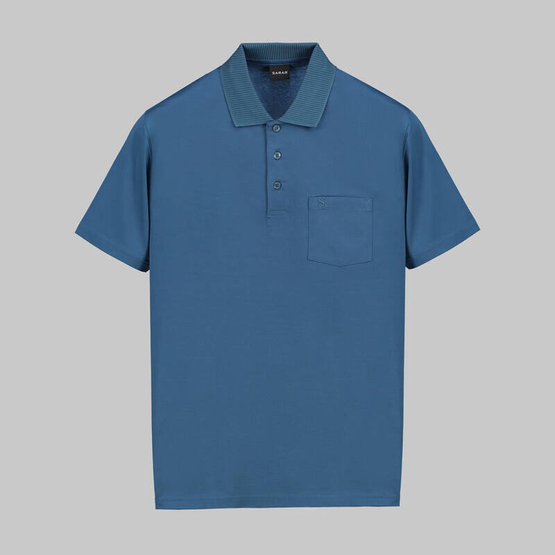 POLO YAKA CEPLİ SİYAH TİŞÖRT