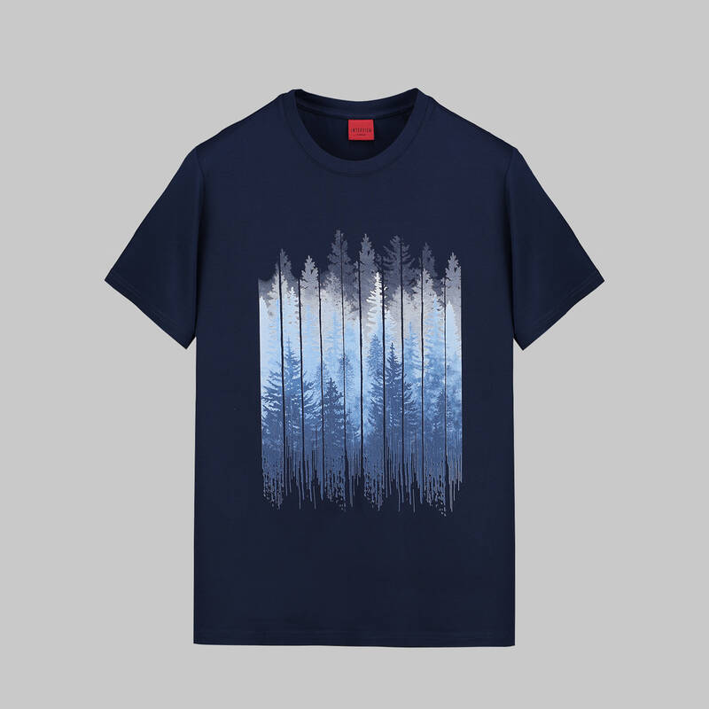 LACİVERT BİSİKLET YAKA TİŞÖRT