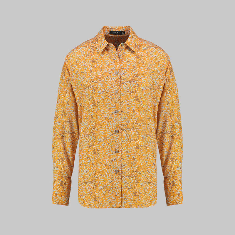 JESSICA DESENLİ TURUNCU GÖMLEK