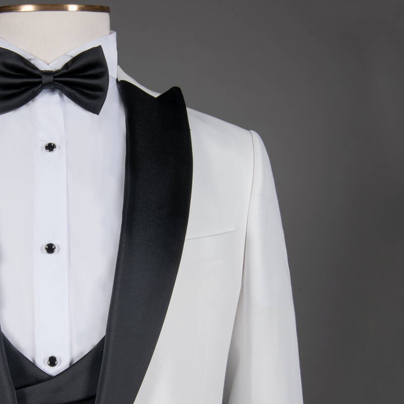 HAPPY NIGHT CARLO YELEK PAPYON TAKIM SİYAH SMOKİN