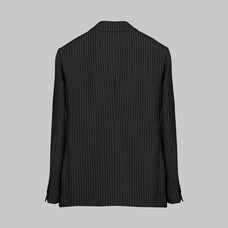 ARTEMIS RESTA ÇİZGİLİ SİYAH TAKIM ELBİSE