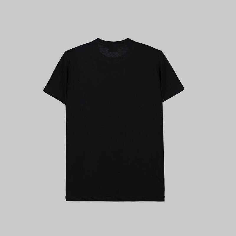 INTERVIEW BİSİKLET YAKA KISA SİYAH KOL T-SHIRT