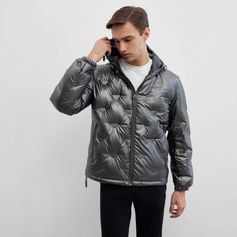 KAPÜŞONLU SİYAH MONT