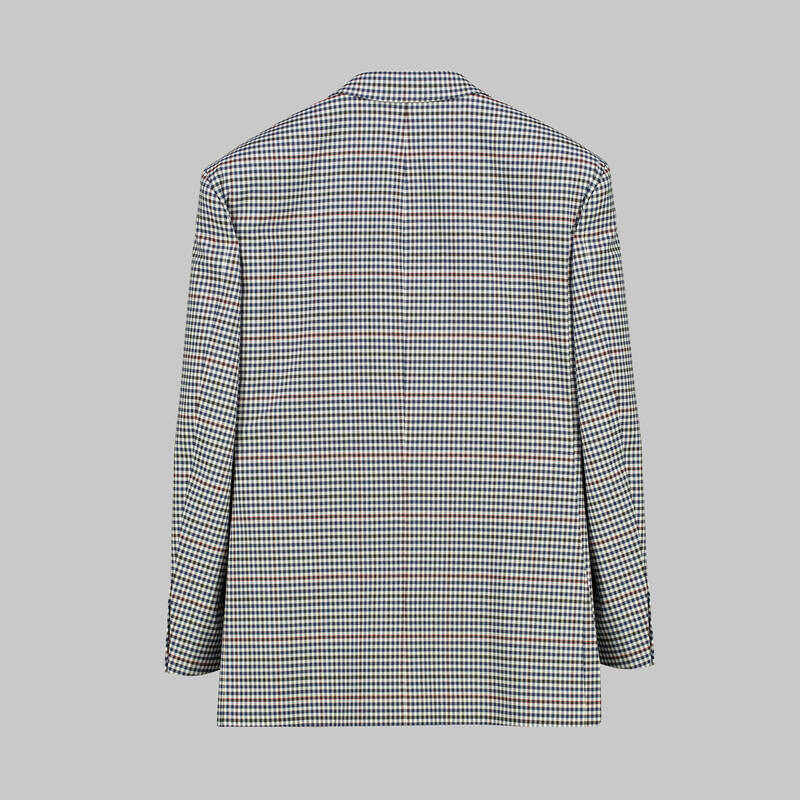 VARNA KARELİ AÇIK LACİVERT CEKET