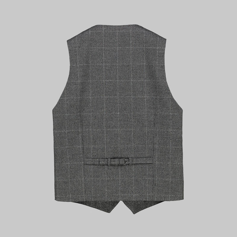 AMARA ADDY RESTA EKOSE KOYU GRİ YELEKLİ TAKIM