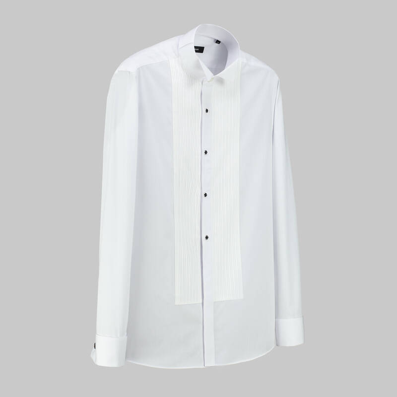 LUCAS BEYAZ SMOKİN GÖMLEK