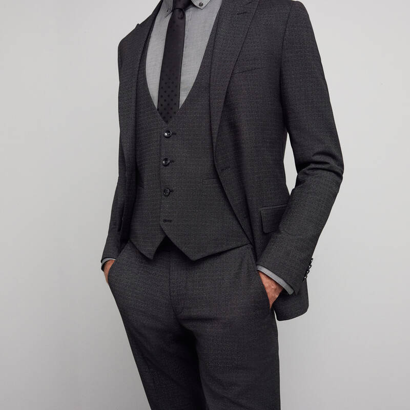 AMARA ADDY RESTA YELEKLİ ANTRASİT TAKIM ELBİSE