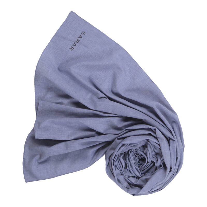 SİYAH PAMUK KETEN ŞAL