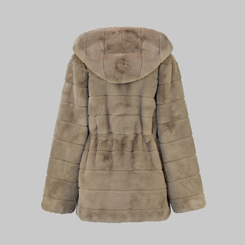 VANESSA KAHVERENGİ KÜRKLÜ MONT