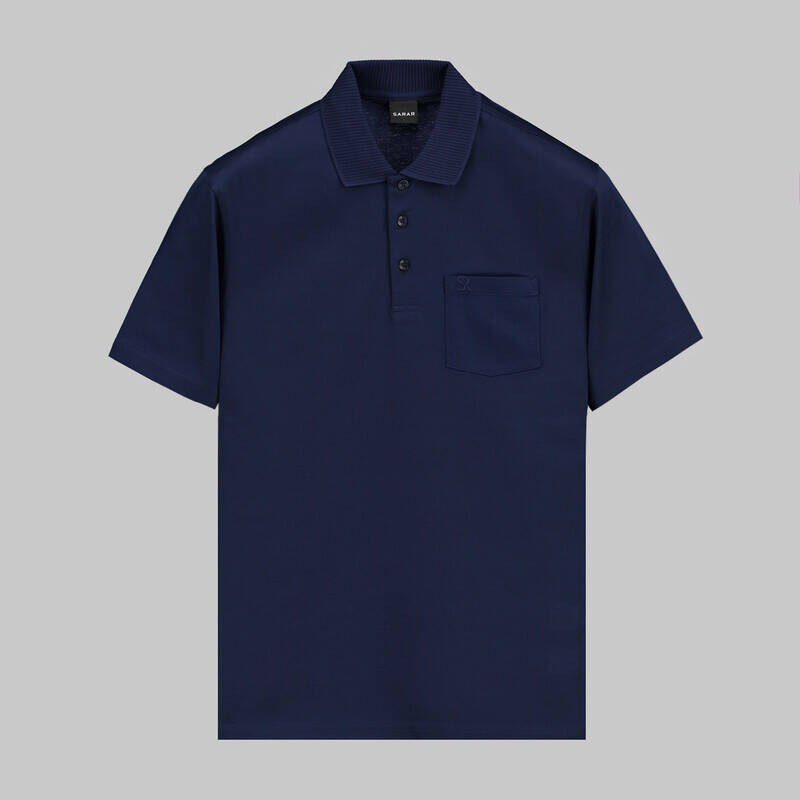 POLO YAKA CEPLİ SİYAH TİŞÖRT