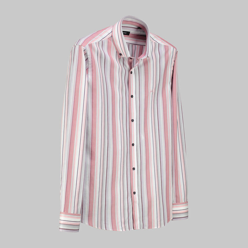 ELETA SLIMEO ERKEK MAVİ GÖMLEK