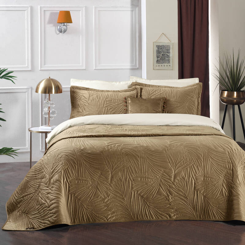 CLARA GRİ YATAK ÖRTÜSÜ SETİ ÇİFT KİŞİLİK