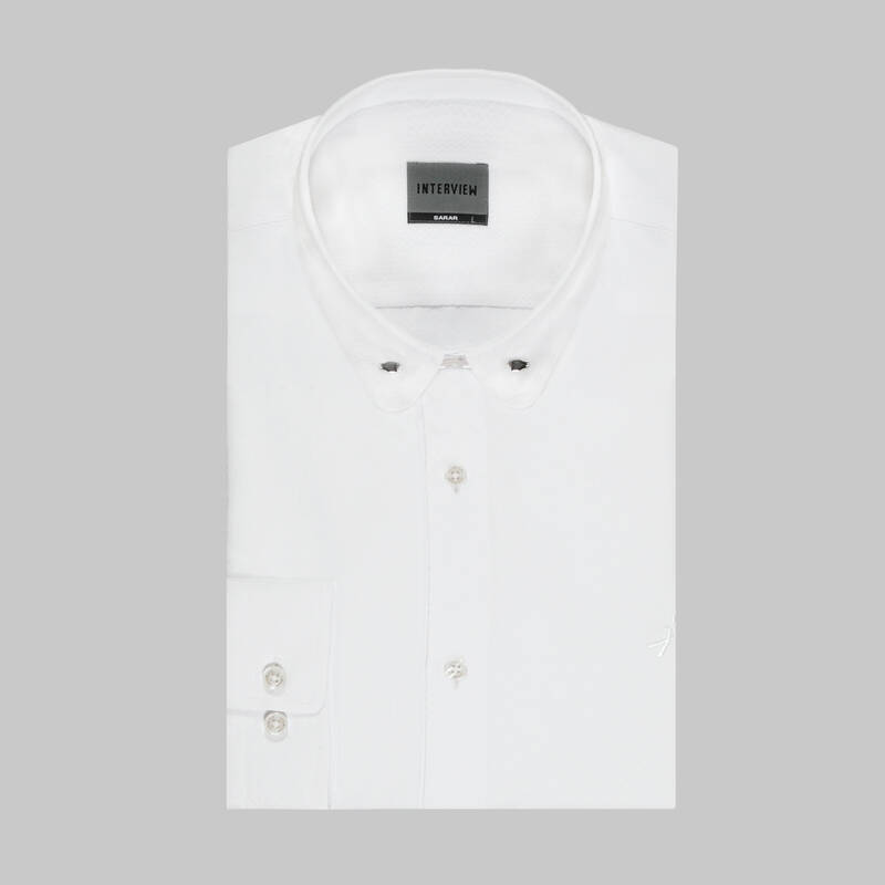 LOMBARDİ UZUN KOL SOHO BEYAZ GÖMLEK