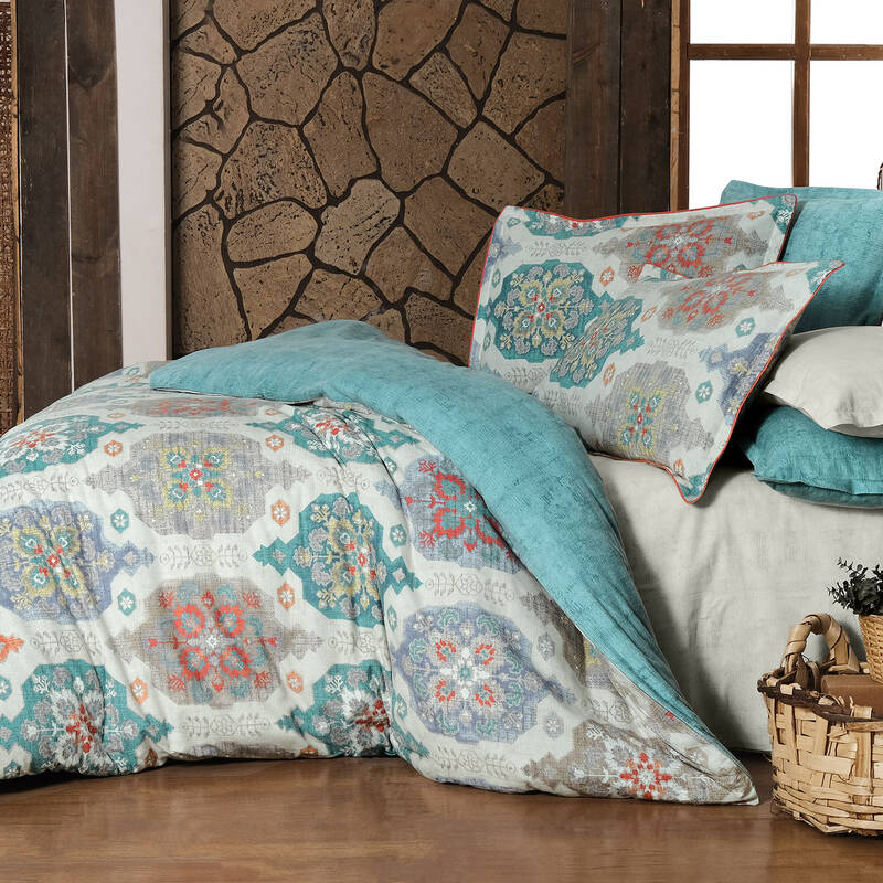 NIMA FLANEL ÇİFT KİŞİLİK YEŞİL NEVRESİM TAKIMI