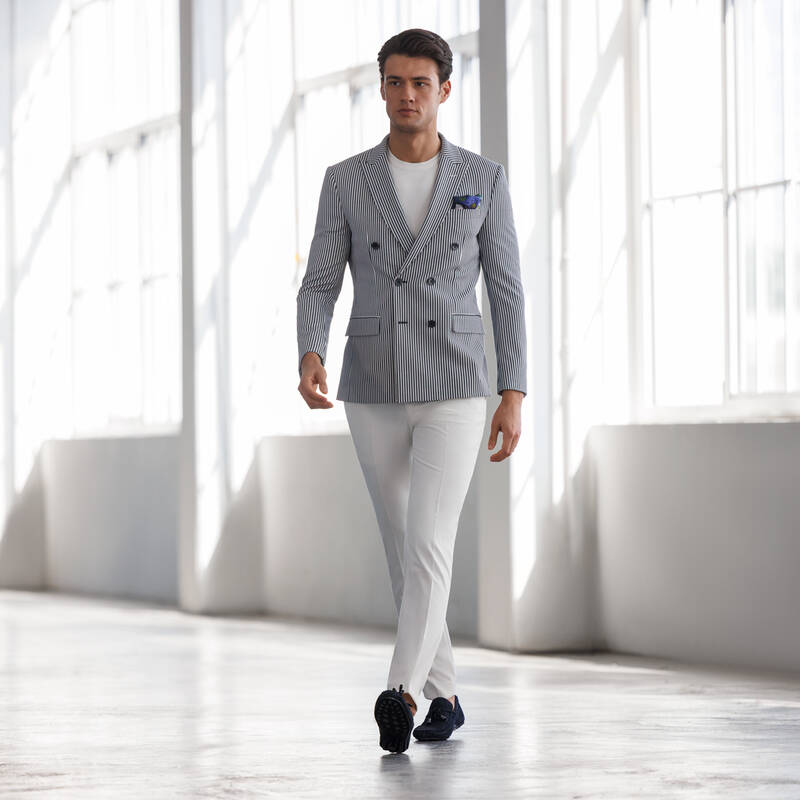 GOLDEN LACİVERT CEKET