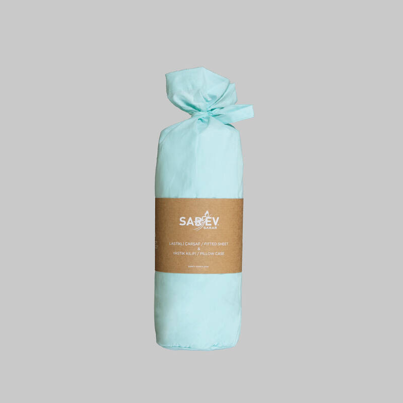 FITTED RANFORCE ÇARŞAF SETİ ÇİFT KİŞİLİK EKRU