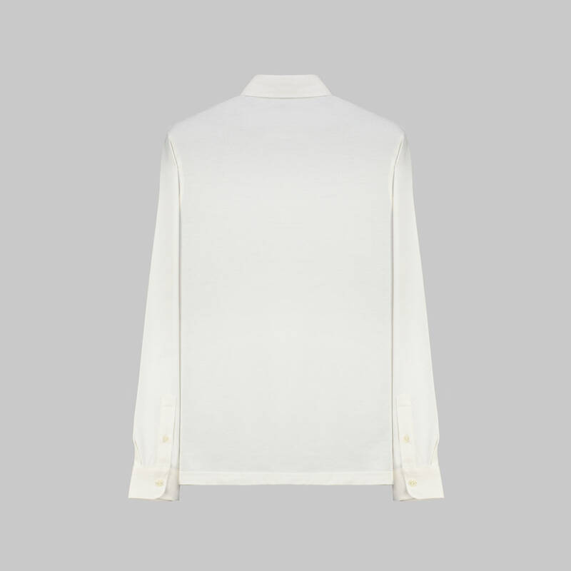 SARAR POLO YAKA UZUN KOL SİYAH T-SHIRT