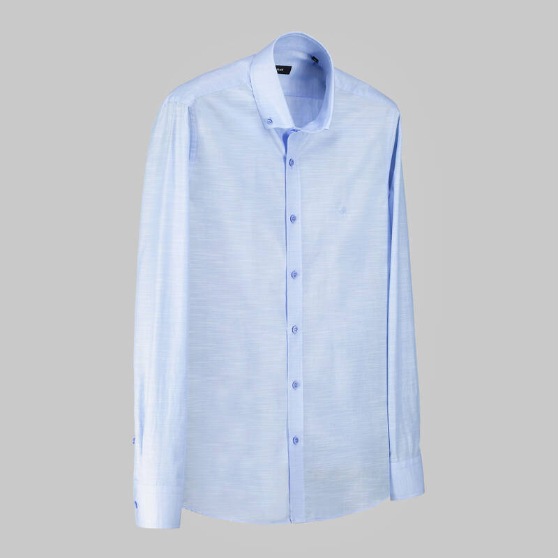 ELETA FDO SLIMEO MAVİ GÖMLEK