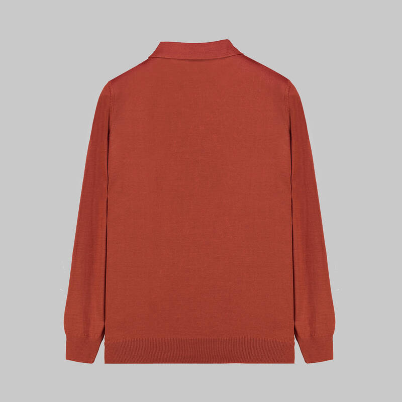 DÜĞMELİ POLO YAKA SİYAH TRİKO KAZAK