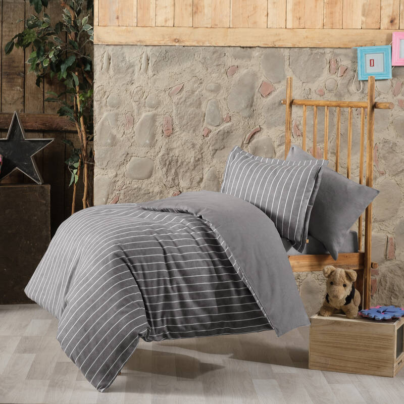 SANDRO MAVİ FLANEL BEBEK NEVRESİM TAKIMI