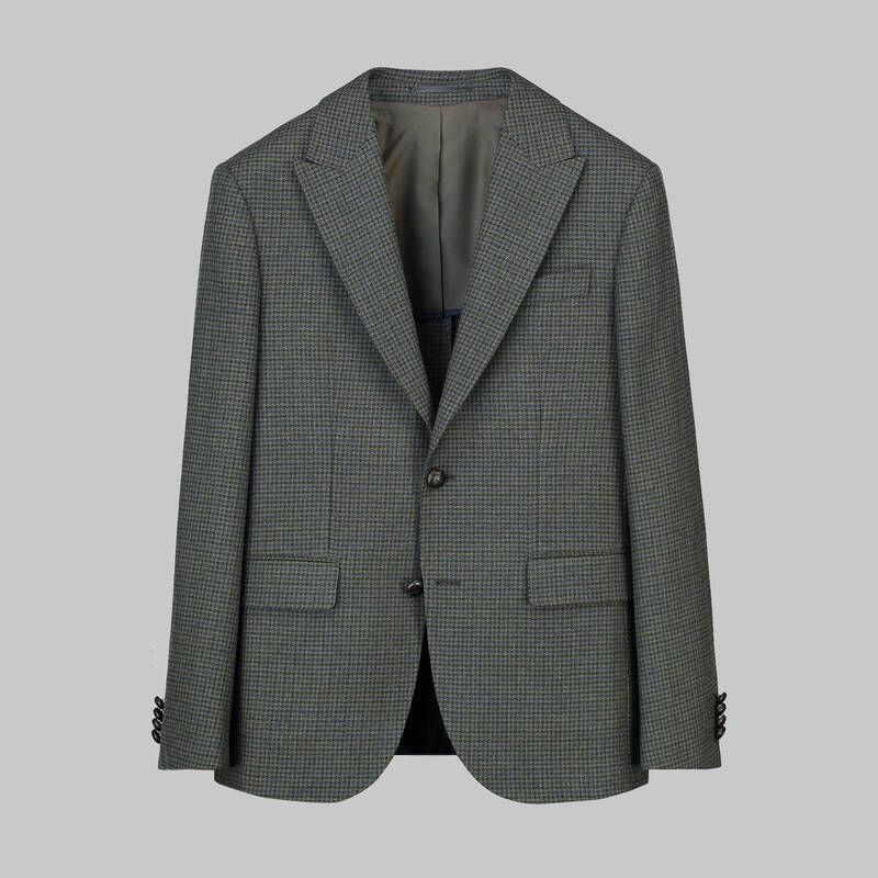 TENERESP DESENLİ AÇIK GRİ CEKET