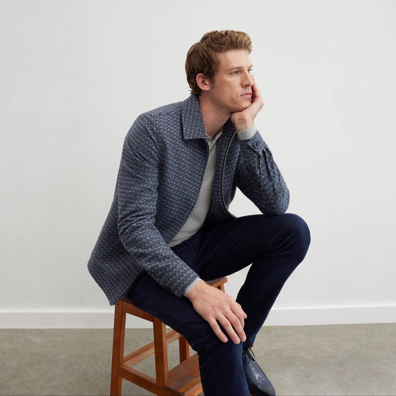 DÜĞMELİ POLO YAKA LACİVERT TRİKO