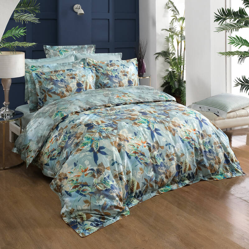 EMILY SATEN ÇİFT KİŞİLİK GRİ NEVRESİM TAKIMI