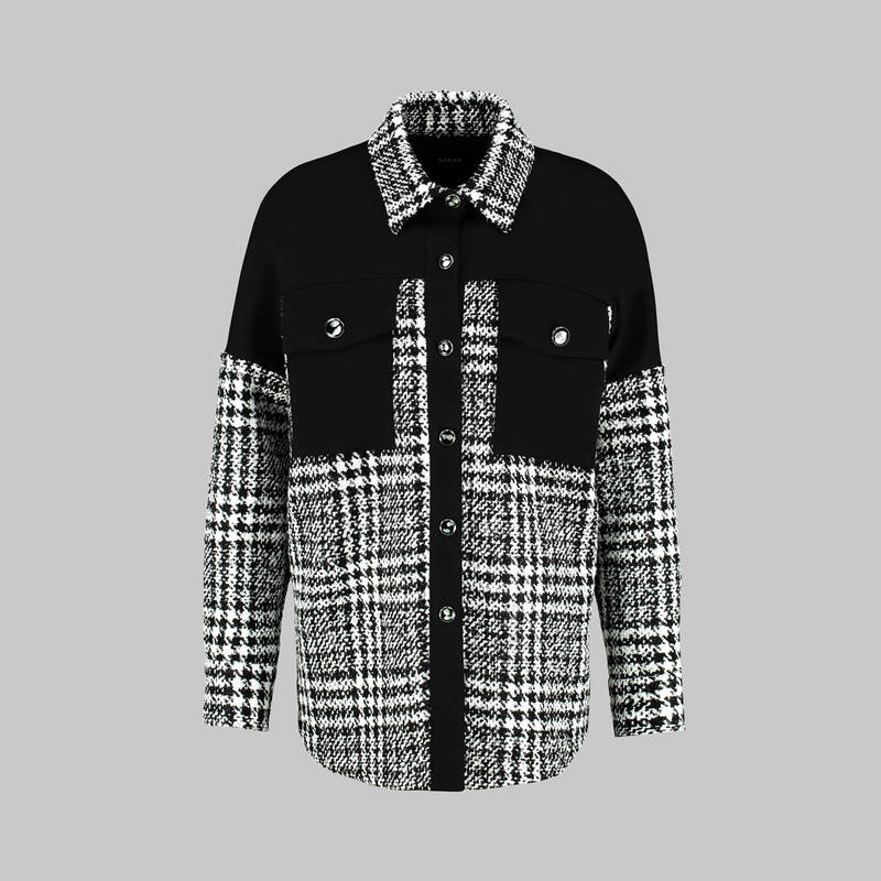 KLARA SİYAH_BEYAZ MONT