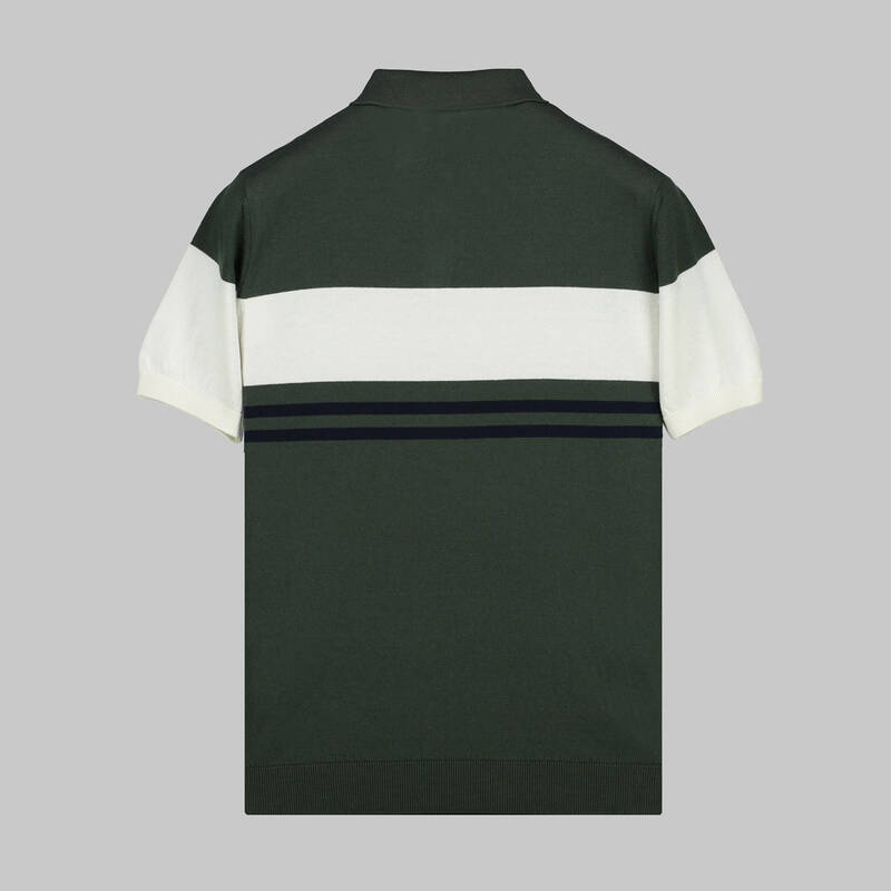 POLO YAKA KISA KOLLU YEŞİL TRİKO KAZAK