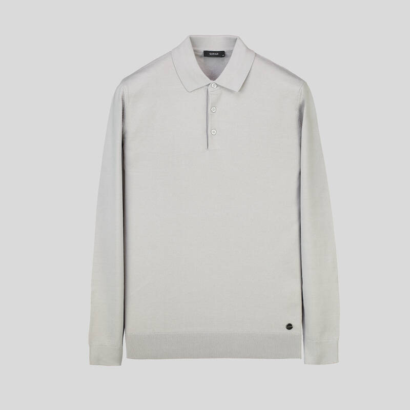 DÜĞMELİ POLO YAKA LACİVERT TRİKO