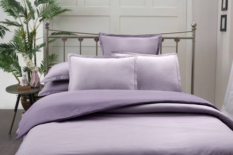 FANCY STRIPE MAVİ KING SIZE NEVRESİM TAKIMI