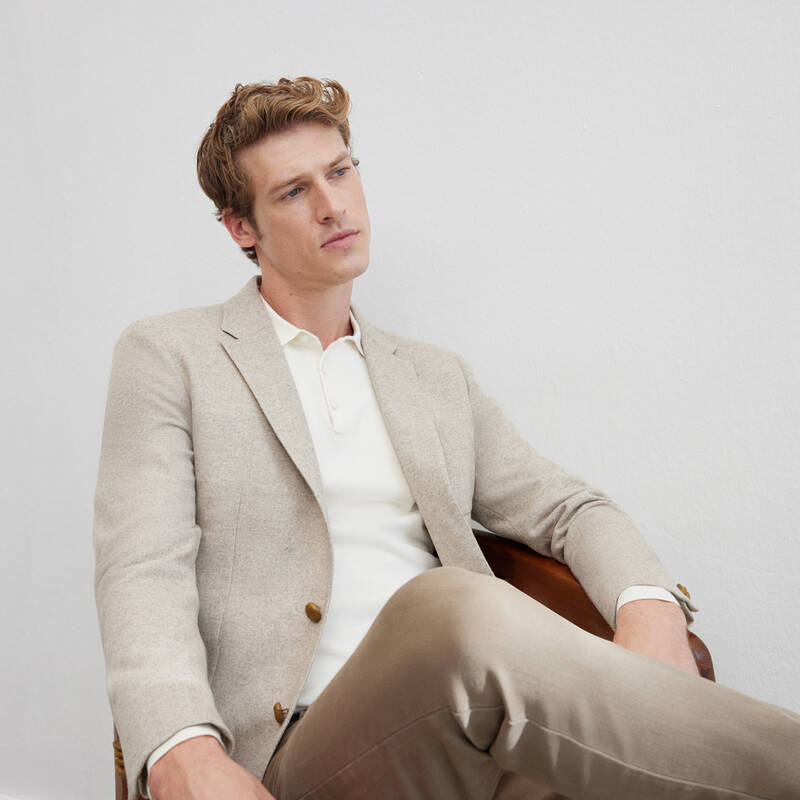 DÜĞMELİ POLO YAKA LACİVERT TRİKO