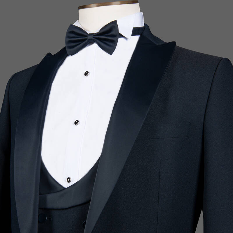 HAPPY CARLO NİGHT YELEK PAPYON SİYAH SMOKİN