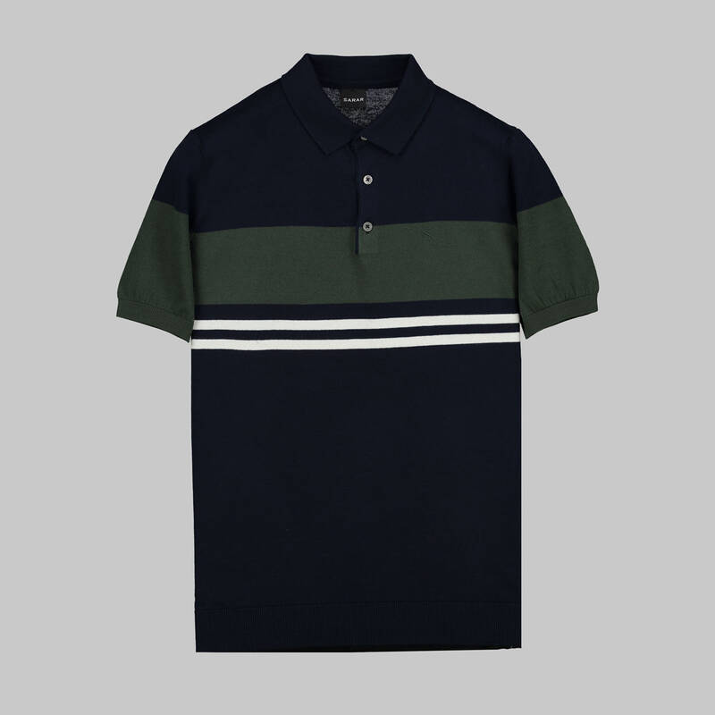 POLO YAKA KISA KOLLU YEŞİL TRİKO KAZAK