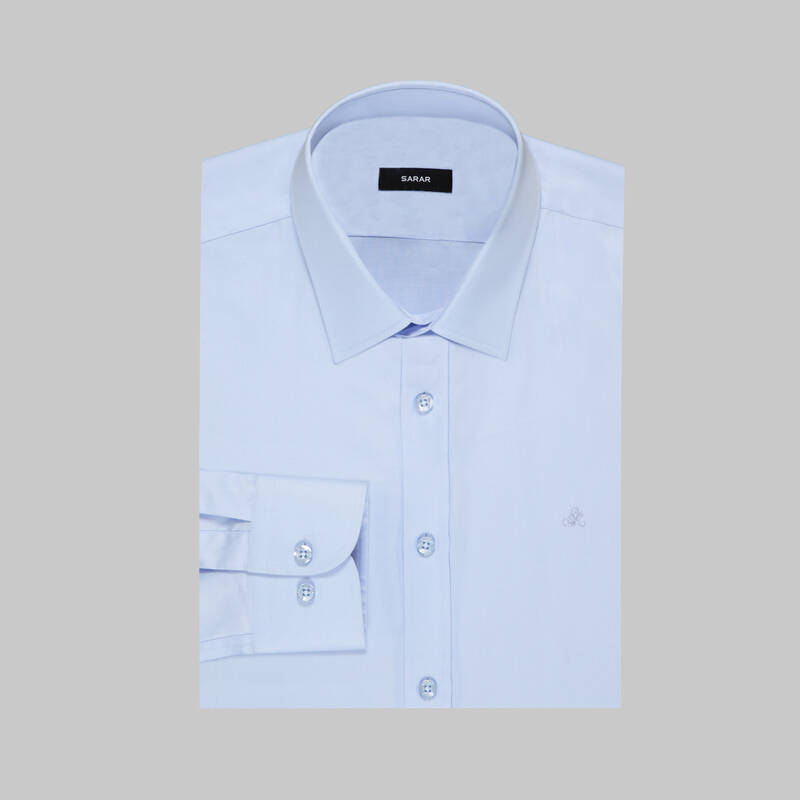 ELVİO FO SLİM MAVİ GÖMLEK