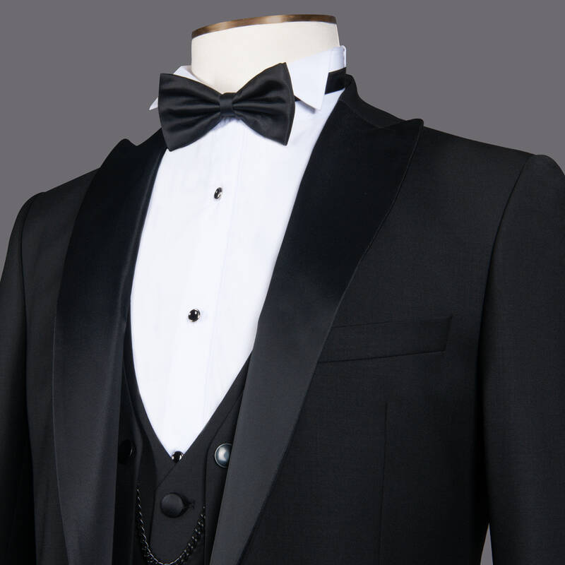 HAPPY BOB NIHGT YELEK PAPYONTAKIM SİYAH SMOKİN