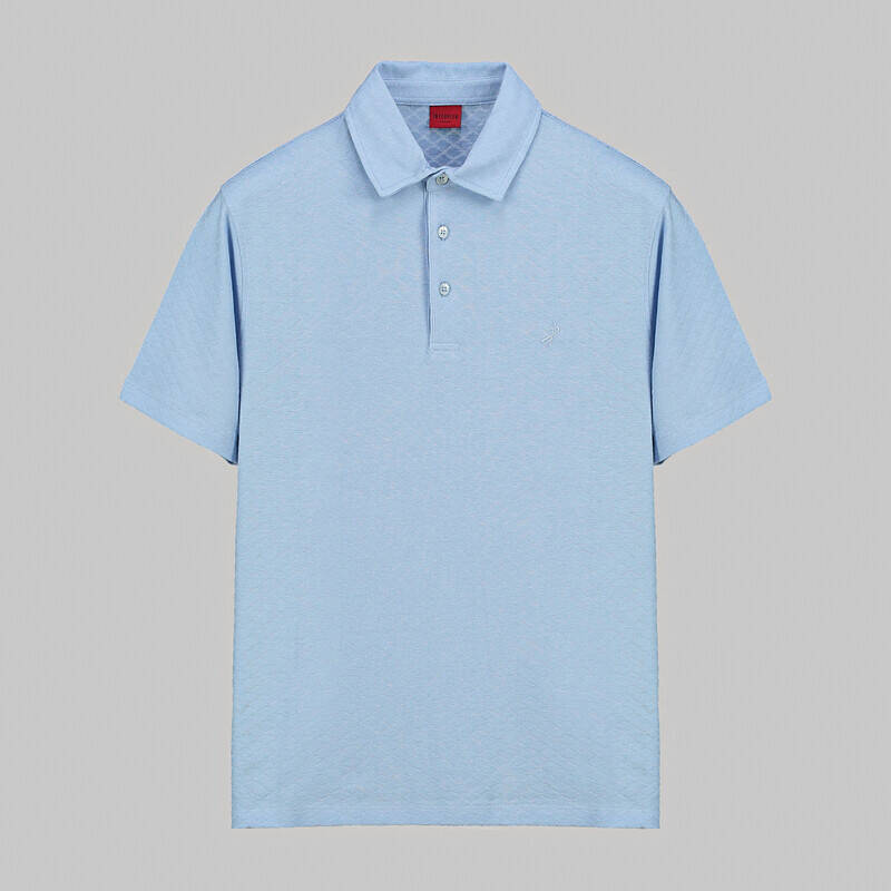 POLO YAKA PETEK DESENLİ YEŞİL TİŞÖRT